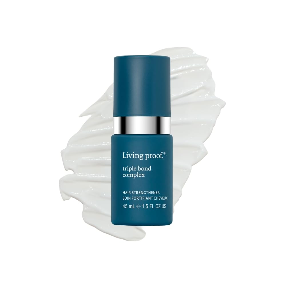 Living Proof Triple Bond Complex Leave-In Treatment and Hair Mask – Rebuilds Hair Structure, Repairs Damage, Heat Protection, Long-Lasting Results