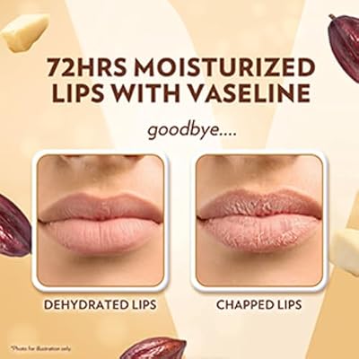 Vaseline Lip Therapy Lip Balm Mini, Cocoa Butter, 0.25 oz