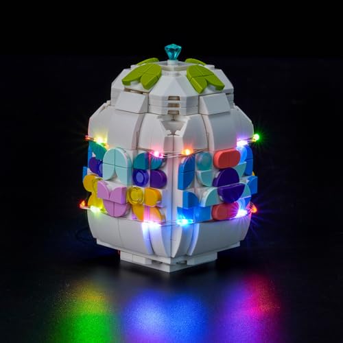 Kit éclairage LED pour Lego Œufs de Pâques : sublimez votre décoration de table printanière