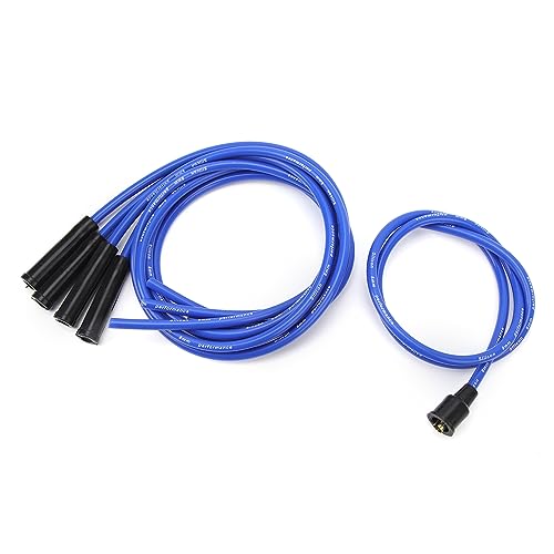 Fio de Vela de Ignição, Fio de Vela de Ignição de 8 Mm, Comprimento de 1 M, Conjunto de Fio de Vela