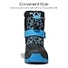 NORTIV 8 Kids Snow Boots Boy's Girl's Classic Waterpproof Cold Weather Booties Hiking Outdoor Shoes SNSB221K Black/Blue 2 Little Kid