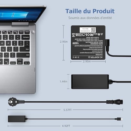 Chargeur USB C 100W pour ASUS ROG Strix et Zephyrus, résoud vos pannes de batterie gaming - 7