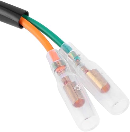 Miniatura 7 de Adaptador de cableado de giro, XF220102 7.7 pulgadas Adaptador de cableado de giro de motocicleta Reemplazo de enchufe de 2 pines de giro de cable