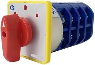 Factory Wholesale LW5D-40/4 Rotary Cam Changeover Switch 40A 16 Terminals 3 Positions 4 Poles Reversing Selector(ON-Off-ON)