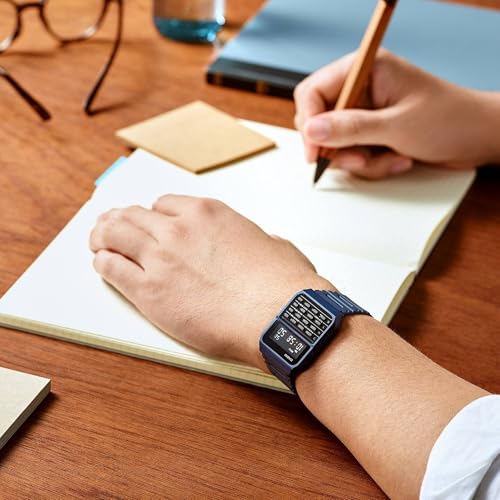 Image of Casio CA-53WF-2B Calculator Blue Digital Mens Watch Original New Classic CA-53