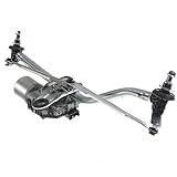 Front Windshield Wiper Transmission Linkage with Motor Assembly Replacement for BMW E46 Series 323i...