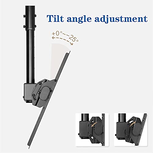 Support de plafond TV 32-80 pouces rotatif à 360 inclinable et réglable - 3