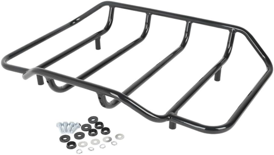 Pack Trunk Mount Rack for CVO 2014-2021 for CVO 2018-2021 for Electra Glide 2014-2021 for Electra Glide Low 2015-2016 for 2014-2021 Tour Pak Black