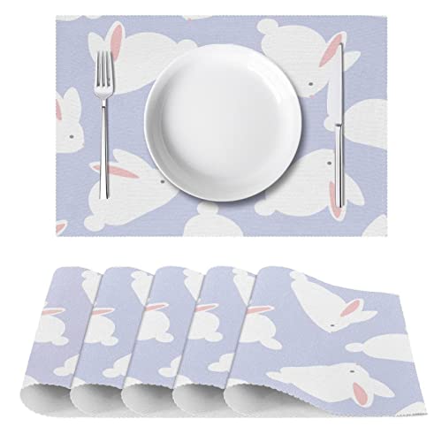 Set de table en tissu Oxford lavable pour protéger la table des assiettes chaudes - 3