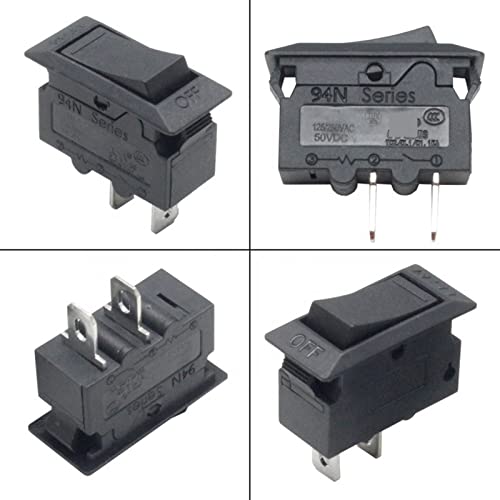 Disyuntores de interruptor basculante serie 94N con resistencia térmica de 16A 4