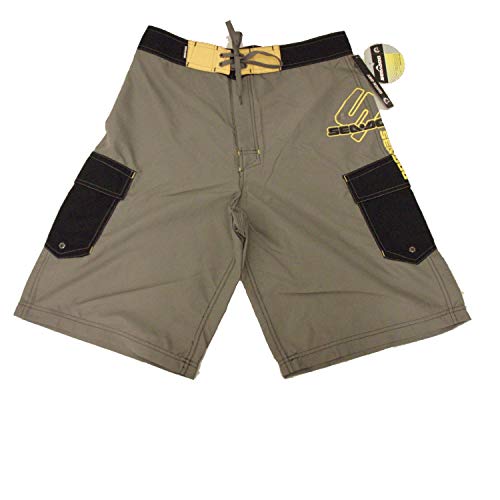 Sea-Doo Factory Men's Boardshorts Swim Suit Shorts Sz 28 2856813607 Beige