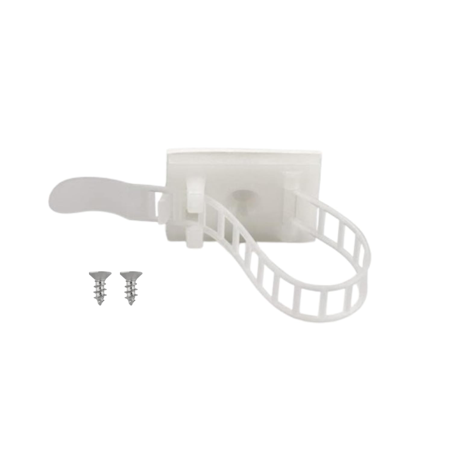 Rely®⇒VP INDUSTRIES (Pcs- 25) 21x30 mm Adhesive-Backed Cable Straps for Electrical Wire Management and Organization. Tool-Free Installation for Home Or Office. Screw-Mount for Permanent Hold