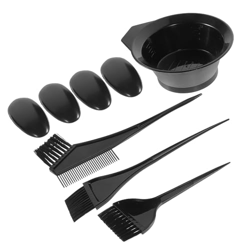 Vaguelly Kit de Coloración Profesional para Salón de Peluquería con Bol Mezclador Pincel Flexible y Resistente para Tinte y Fácil para Mechas y Retoques de Raíz