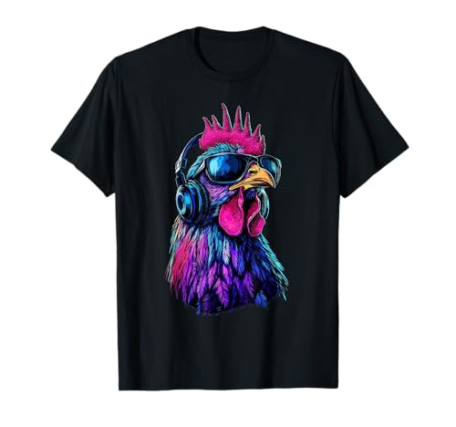 Funny Chicken cool Graffiti Urban art street T-Shirt