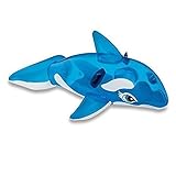 Lively Moments Hinchable Montura/Flotador Animal/Animal Hinchable/badetier/Ballena Azul Transparente ca.152 cm