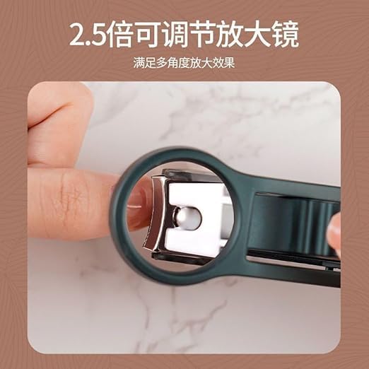 KACHKIT Magnifying Nail Cutter with 3X Zoom Lens | Precision Nail Clipper with Enhanced Visibility,Fingernails & Toenails | Professional Nail Care Tool for Seniors & Adults(multi-color) 4