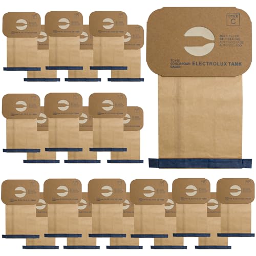 Purzest 24 Pack Canister C Vacuum Sweeper Bags Replacement Style C Bags For Electrolux Type C Canister Vacuums