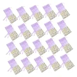 NUSITOU 20 Sacchetti Profumati di Lavanda in Garza e Cotone, Bustine Vuote Vintage per Armadio e Decorazione Feste, Sacchetti per Vestiti e Bustine Aromatiche