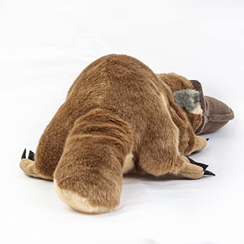 Teddys Rothenburg Plüschtier Schnabeltier Kuscheltier 30 cm braun/grau Kuscheltier