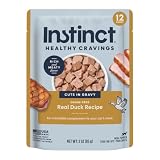 Instinct Healthy Cravings Wet Cat Toppers, Duck, 3 oz Pouches (24 Count)