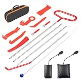 CRAFTZONE 15PCS Stainless Steel Repair Tools,Car Tool Kits for Vehicles with Carrying Bag
