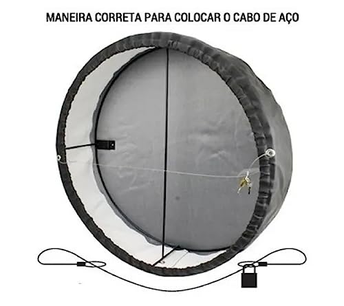 Capa para Estepe Cavalo Negro CrossFox Ecosport Doblo