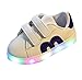 Jimmackey- Scarpe Primi Passi Scarpine Neonato Sneakers Bambino Scarpe LED Bambini Scarpe da Ginnastica per Bambini Luminose a LED in Cotone con Zip per Bambini Sneakers