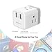 China Australia New Zealand Power Plug Adapter, Tanosee Type I Travel Adaptor with 2 USB Ports 2 American Outlets, US to Australian AU Fiji Argentina Charger Adapter