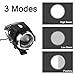 PROZOR 2pcs Faros Delanteras de Motocicleta con Interruptor y Fusible 15W 3000LM...