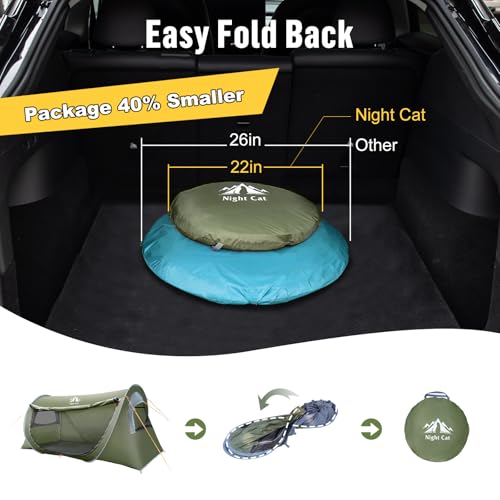 Night Cat Pop-up Camping Tent ZP-39-1P-AGN の商品画像 1