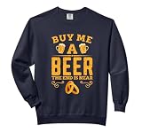 Buy me a beer the end is near - groom to be Comfort Colors Adult Sweatshirt
