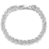 Klassisch und Elegant: Unser klassisches Tennisarmband für Damen ist der perfekte elegante und modische Schmuck. Verleihen Sie Ihrem Alltagslook einen Hauch himmlischen Schimmers. Tennis Armband