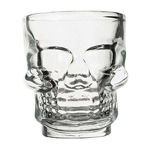 Sunshine Mason Co. Skull Shot Glasses 3D Scary, Set Of 6 Pieces #TOP1