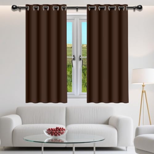 腰窓 小窓 】 素敵な高級感 ドレープカーテン ダークブラウン ② 腰窓 小窓 】 素敵な高級感 ドレープカーテン ダークブラウン ②