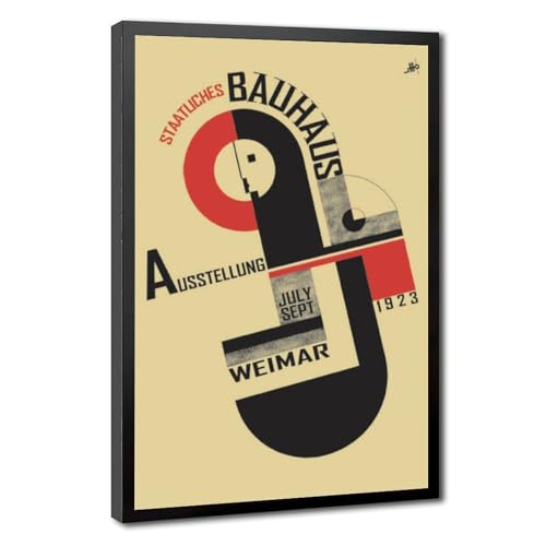Toile Bauhaus Exhibition 1923 de 61x91 cm pour salon moderne