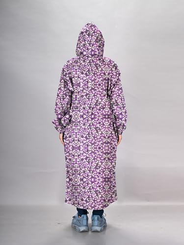 Image of LUX VENUS Printed Over coat Rainwear for Women