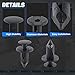 AUTOKAY 100pcs ATV UTV Body Fastener Rivets Push Pin Fender Clips Fit for Suzuki King Quad Vinson for Honda Acura Rancher Can Am 293150089 Polaris 7661855 RZR Ranger for Kawasaki Plastic Fender Clips