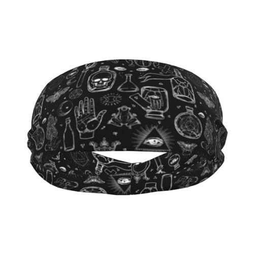 Sports Sweatband Head Bands for Women Men Sweat-Absorbing Headbands