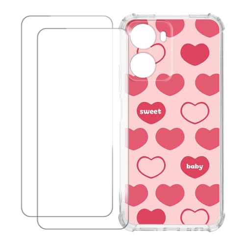 UOGNADGD �J�o�[ Xiaomi Redmi 15A 5G �Ƃ̌݊������� �J�X�^���J���t���P�[�X�{�����K���X�ی�t�B����2���t�� ? �Ռ��z�������h�~ (�s���N�̃n�[�g)