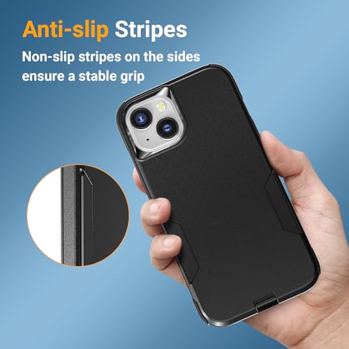 jaroco Magnetic for iPhone 13&14&15 Case Heavy Duty Rugged Dual-Layer Black - image 8