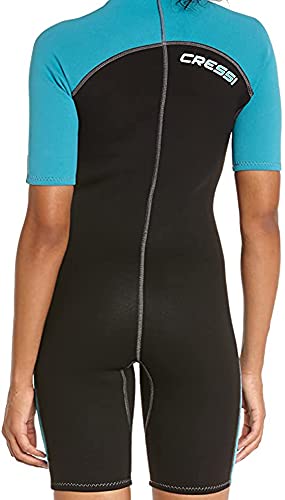 Cressi Lido Short, Black/Aquamarine,Large(L/4) #TOP5