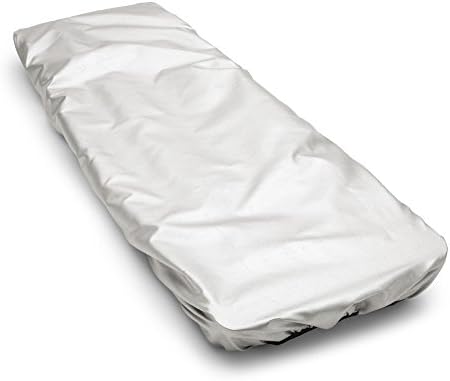 Maloney StageGear Piano Keyboard Dust Cover for 49 Key Keyboards - Reversible Black Nylon Keeps it Free from Dust, Dirt, & Moisture; Silver Reflective Material Protects from Sun - Small Case (95728)