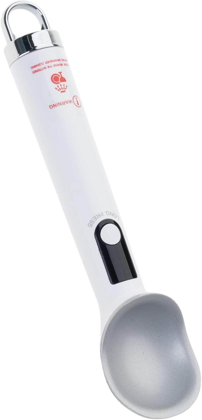 Electric Ice Cream Spoon with Warming Structure and IPX7 Build for Firm Desserts Battery Pack Cream Spoon
