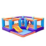 YBWEN Castillos hinchables Slide Toy Home pequeño trampolín Área de Juego de niños Castillo Inflable Castillo Inflable (Color : Orange, Size : 430x430x165cm)