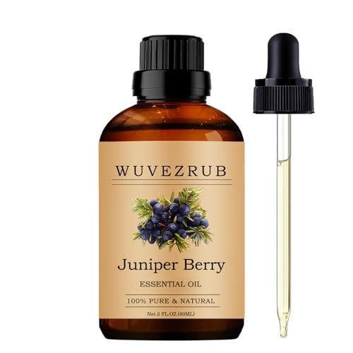 Wuvezrub Junipe Berry Essential Oil for Diffuser, Aromatherapy & DIY-60ml