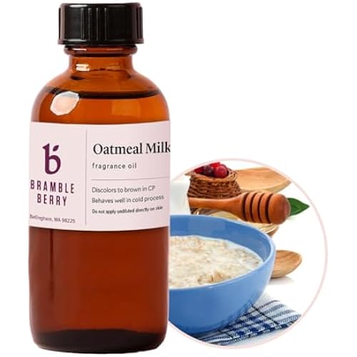 Bramble Berry Oatmeal Milk Honey Fragrance Oil | Sweet Scent For DIY Soap