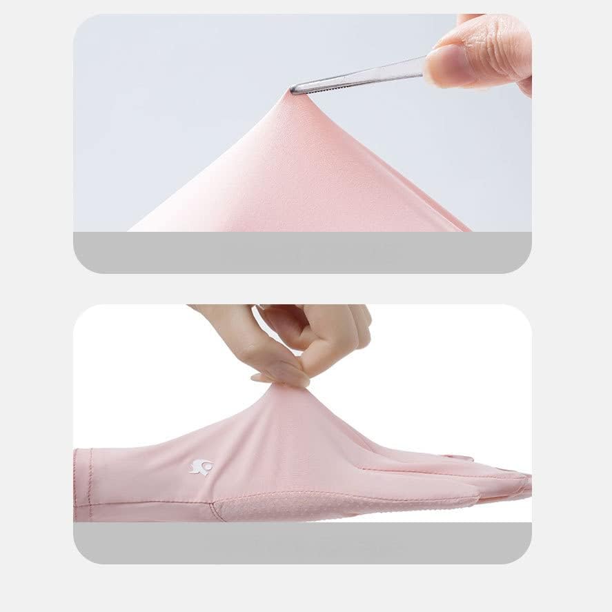 Women Driving Gloves Sun UV Protection Summer Outdoor Hiking UPF 50+ Gloves Touchscreen Full Finger - Image 6