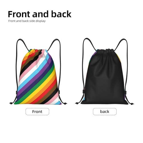 LGBT Gay Pride Drawstring Bags Backpack Bag Casual String Daypack for Women Men Sport Gym Yoga Travel Backpacks4