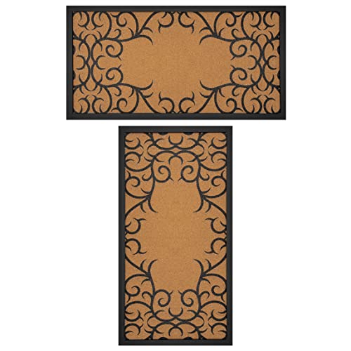 Gasaré, Extra Thick, Cork Board For Walls, Bulletin Board, Pin Board, Decorative, Solid Frame, Install Horizontal Or Vertical, For Home And Office, Push Pins Included, 23 X 12 Inches, Black #TOP2