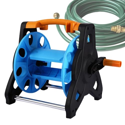 Bvizyelck Avvolgitubo da giardino | Avvolgitore a rullo per la gestione del tubo – Carrello avvolgitubo da giardino con ruote per cortile, parco, cortile, prato, fattoria